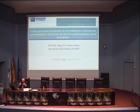 Como optimizar o proceso de acreditaci&oacute;n a c&aacute;tedra de universidade no &aacute;mbito das ciencias sociais e da educaci&oacute;n  - IX Foro Internacional sobre evaluación de la calidad de la investigación y de la educación superior (FECIES)